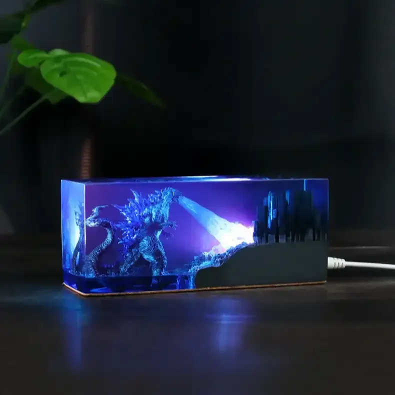 Godzilla City Rampage Resin Night Light - Image 2