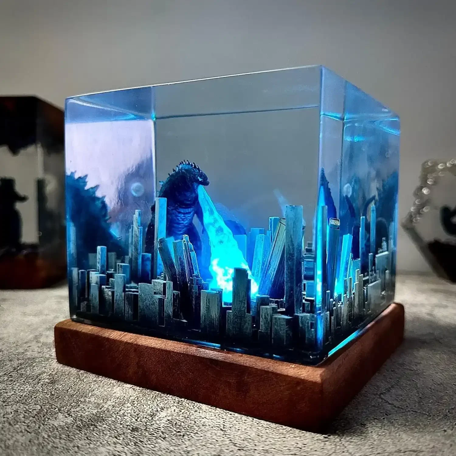 Godzilla City Rampage Resin Night Light - Image 4