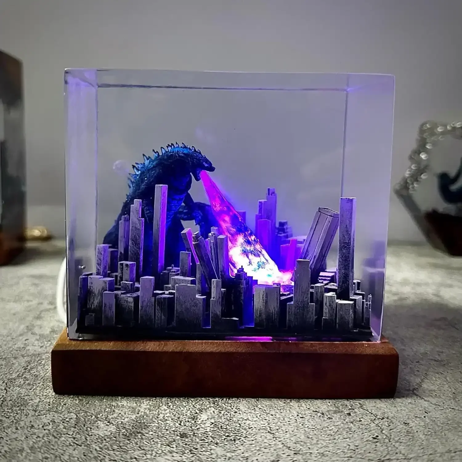 Godzilla City Rampage Resin Night Light - Image 5