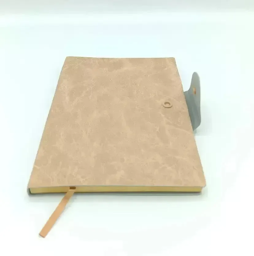 Gold Leaf A5 Button Lock Journal