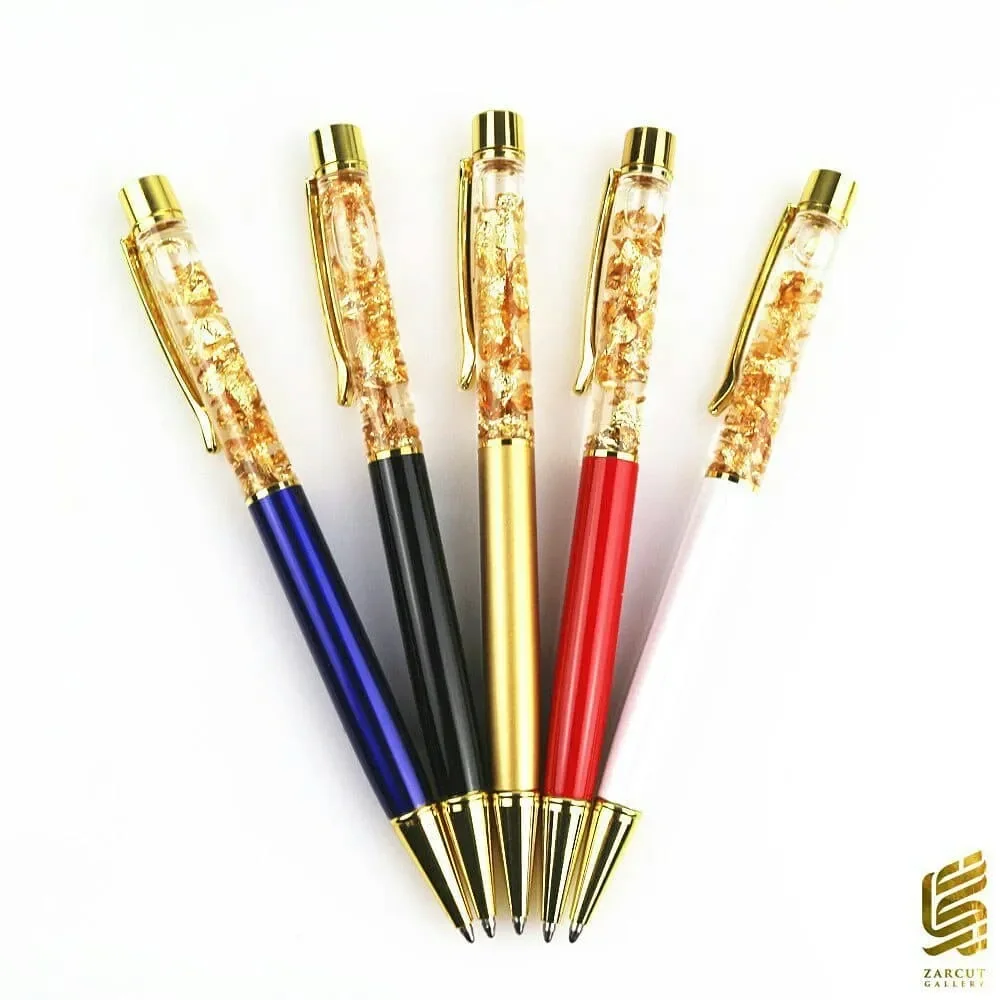 Golden Cascade Flakes Ballpoint Pen - Image 5