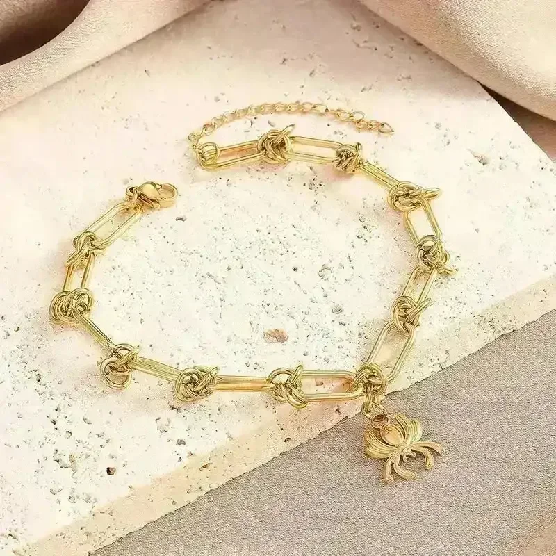Golden Spider Stainless Steel Bracelet - Image 3