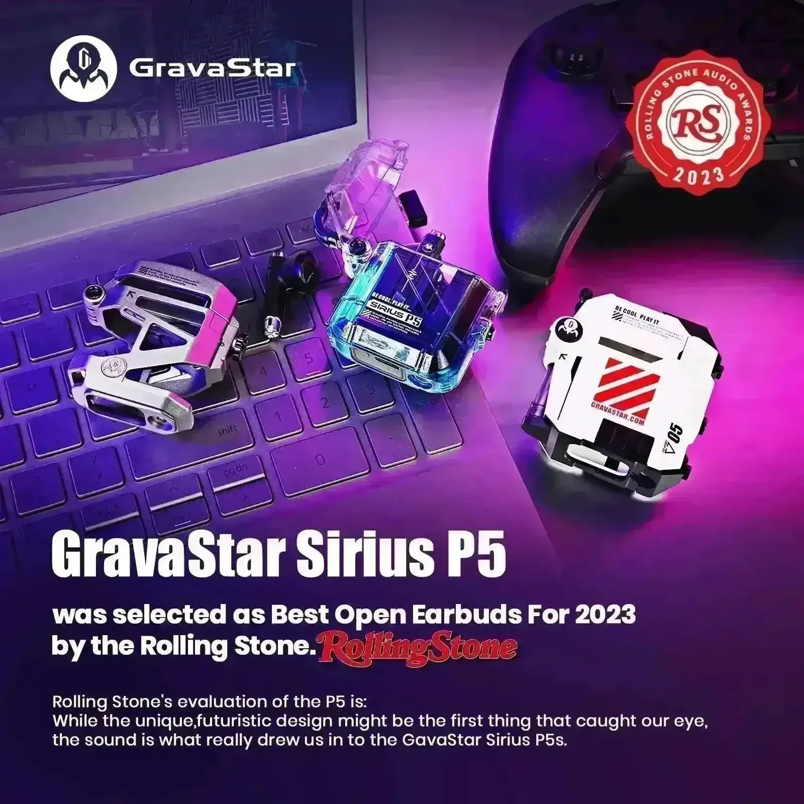 Gravastar Sirius P5 Pro Wireless Earphones - Image 2