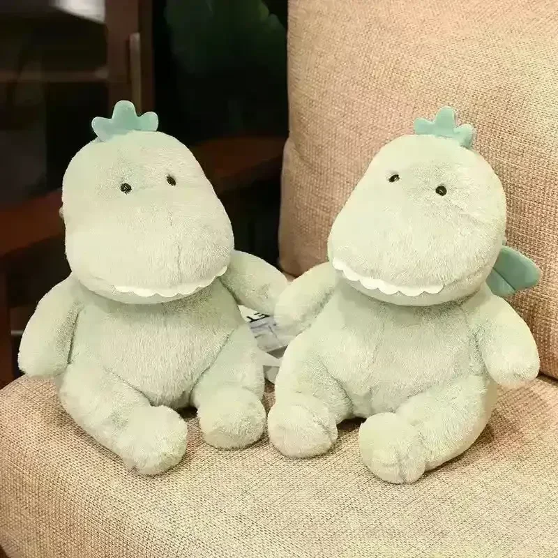 Green Small Eyed Dino Plushie - Image 3