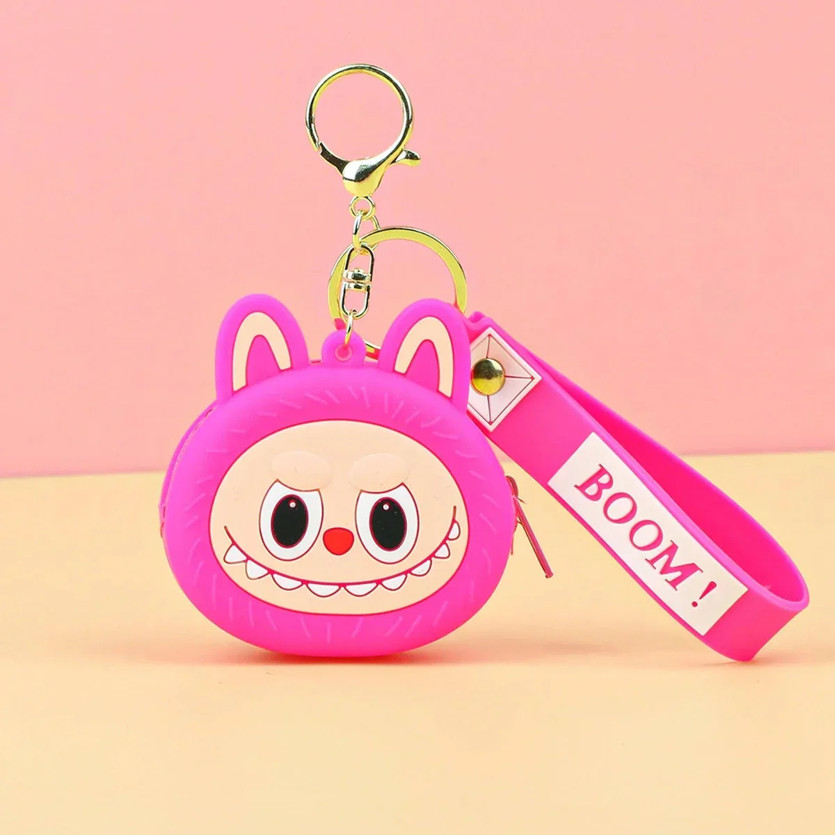Grinning Labubu Boom Coin Purse - Image 4