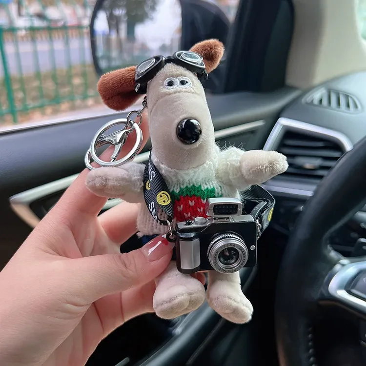 Gromit Camera Pup Plush Keychain - Image 5