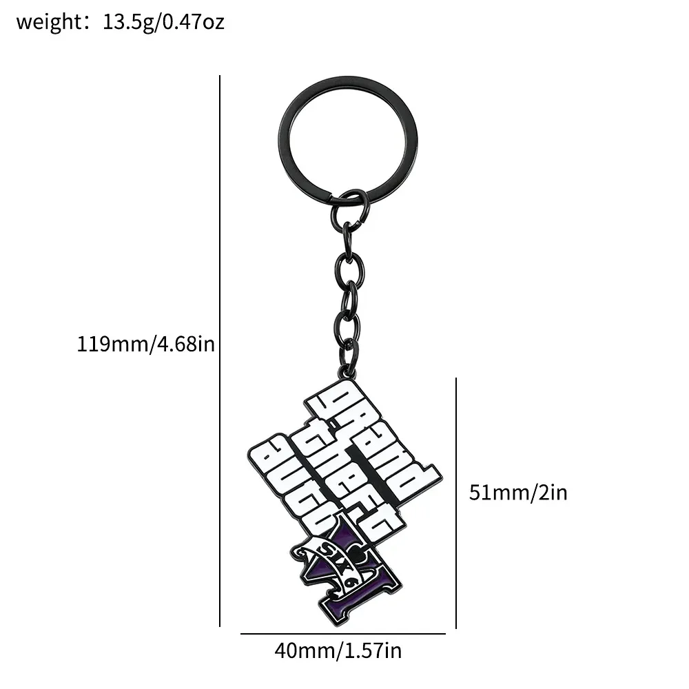 GTA Six Vice City Vibes Keychain - Image 5