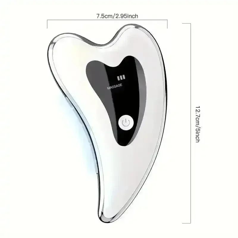 Gua Sha Red and Blue Light Facial Massager - Image 7