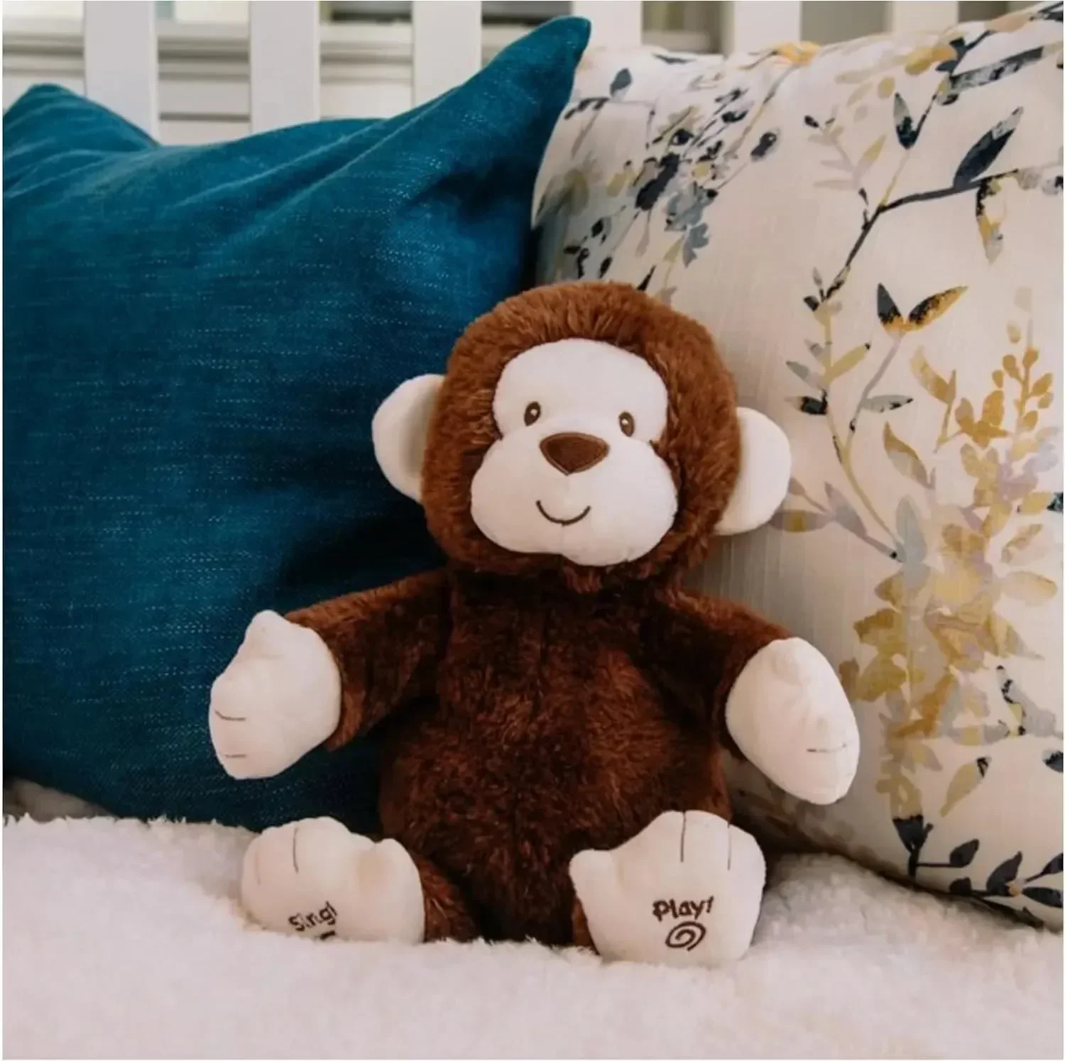 GUND Clappy Monkey Interactive Plushie - Image 3