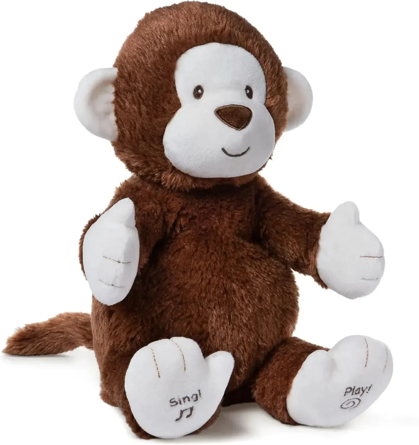 GUND Clappy Monkey Interactive Plushie - Image 6