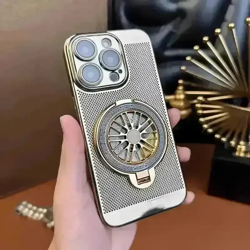 Gyrobracket Electroplate Grid Phone Case (For iPhones) - Image 10