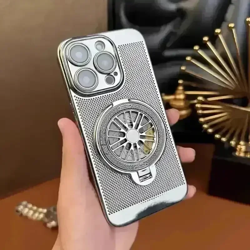 Gyrobracket Electroplate Grid Phone Case (For iPhones) - Image 9