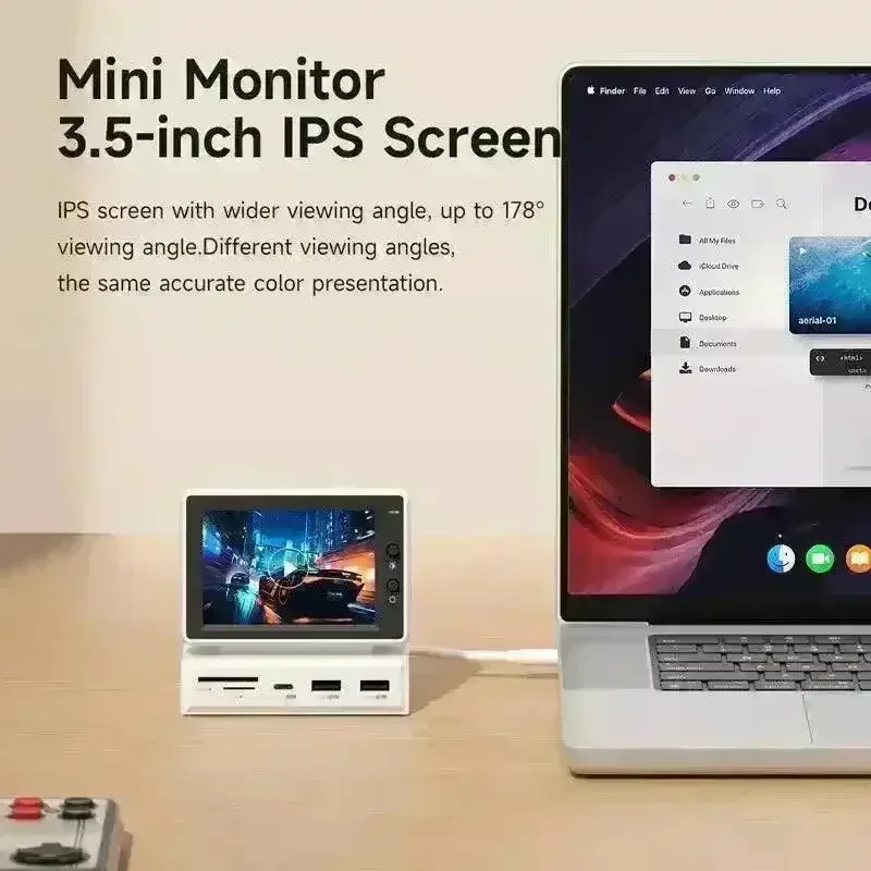 Hagibis 3.5-inch IPS Mini Desktop Screen - Image 4