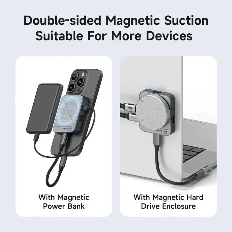Hagibis Magnetic Type-C Multiport Adapter Docking Station - Image 3