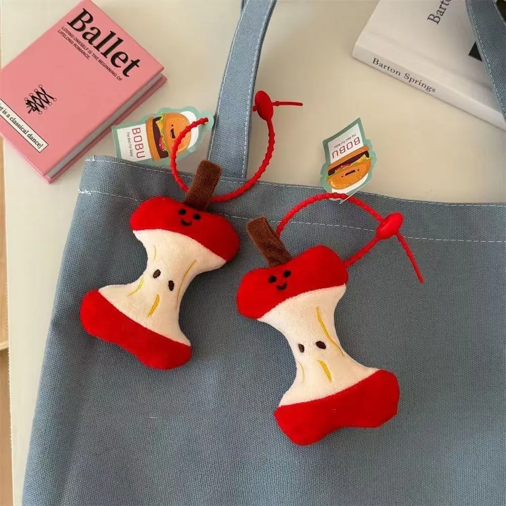 Half Apple Core Plush Keychain - Image 3