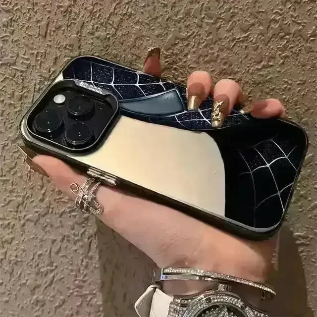 Half Face Spiderman Phone Case (For iPhones) - Image 3
