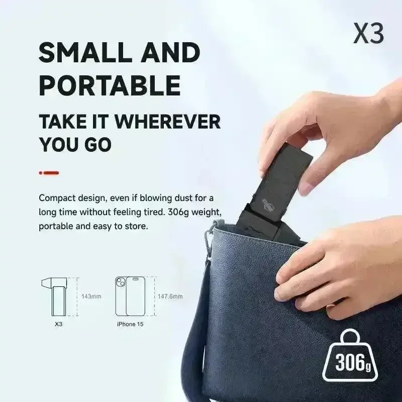 Handheld High-Speed Powerful Industrial Fan - Image 2