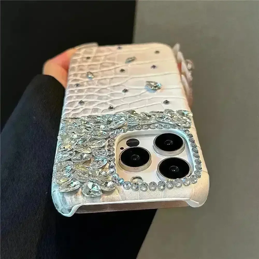 Handmade Rhinestone Phone Case (For iPhones) - Image 2