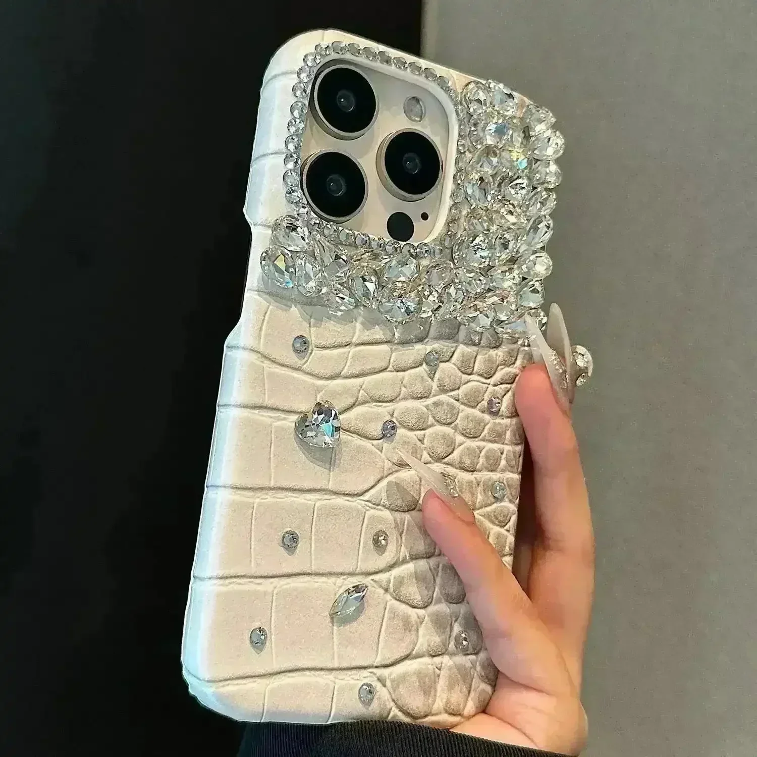 Handmade Rhinestone Phone Case (For iPhones) - Image 7