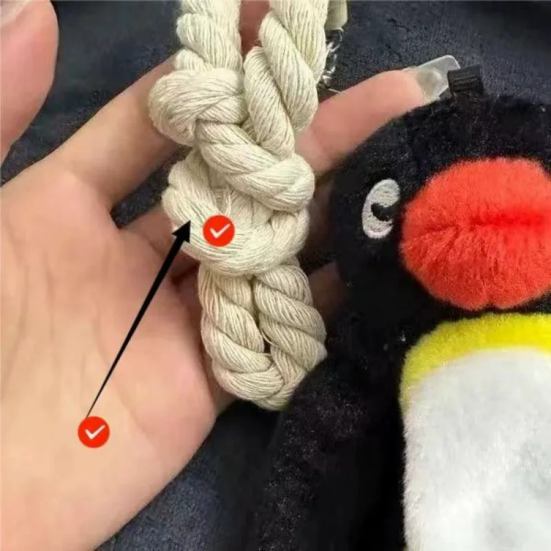 Hanging Noose Pingu Plush Keychain - Image 4