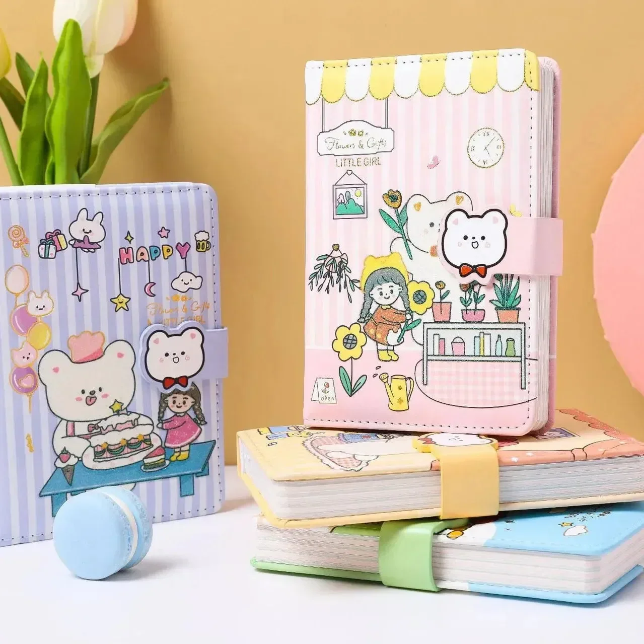 Happy Friends Diary with Magnetic Clasp - Image 4