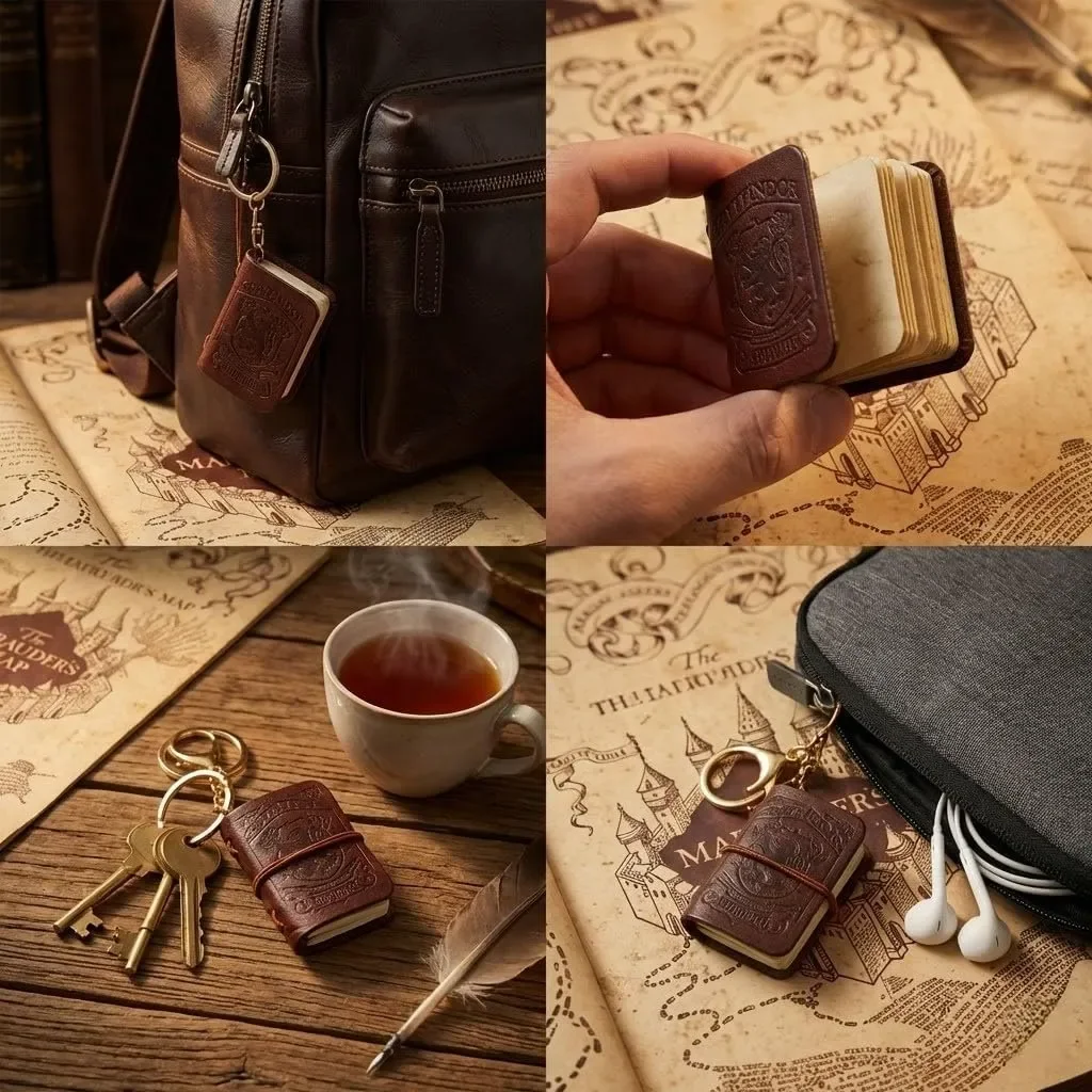Harry Potter House Mini Diary Keychains - Image 3