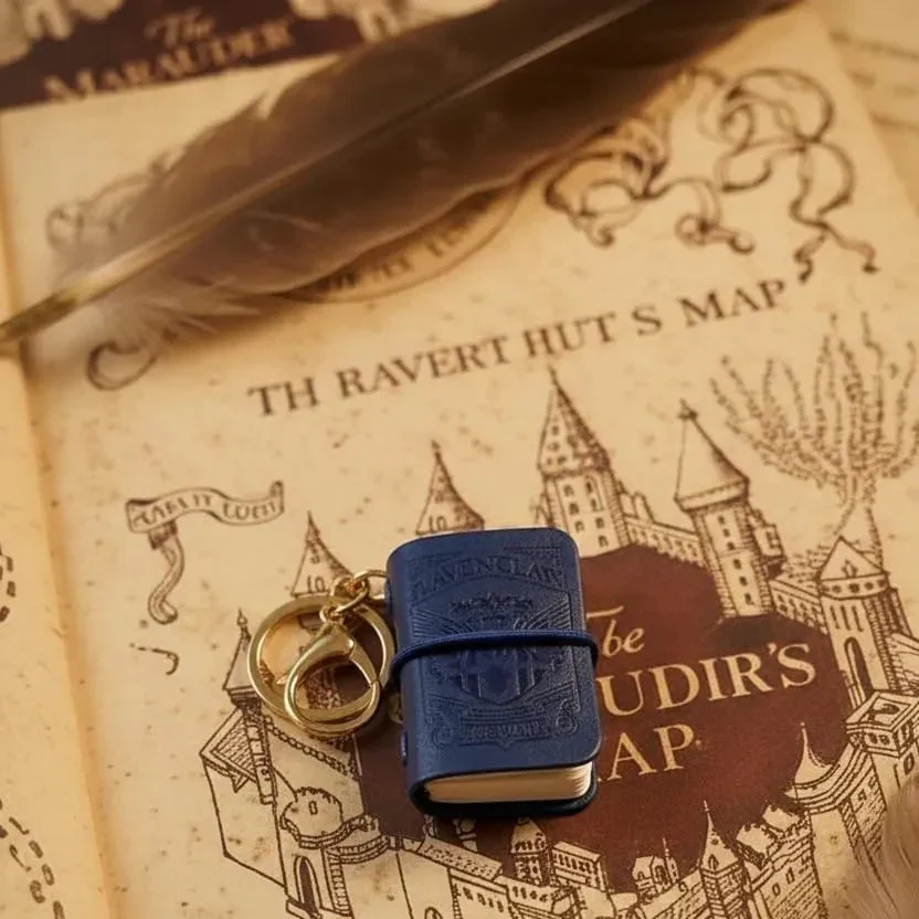 Harry Potter House Mini Diary Keychains - Image 4