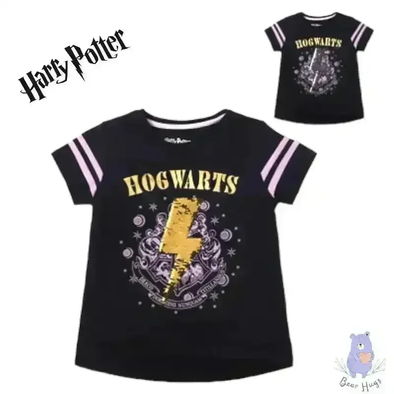 Kids Reversible Sequinned Round-Neck T-shirt