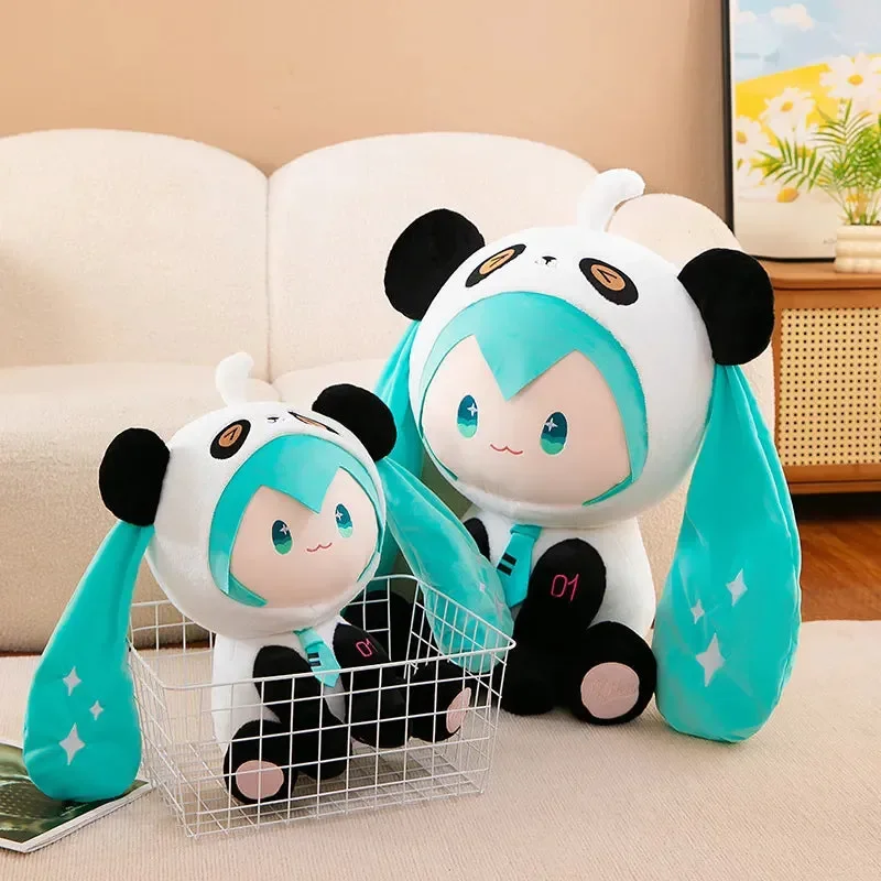 Hatsone Miku Panda Cosplay Plushie - Image 6