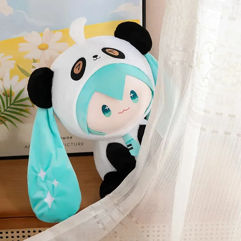 Hatsone Miku Panda Cosplay Plushie - Image 8