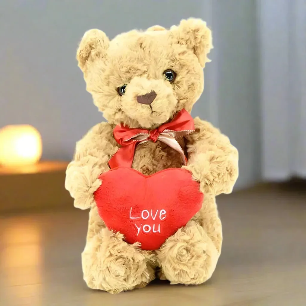Heartfelt Teddy Bear Plush (35 cm)