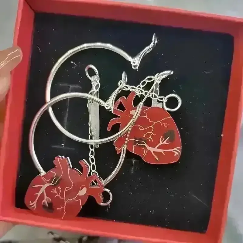 HeartSlicer Gothic Style Detachable Dangling Earrings - Image 3