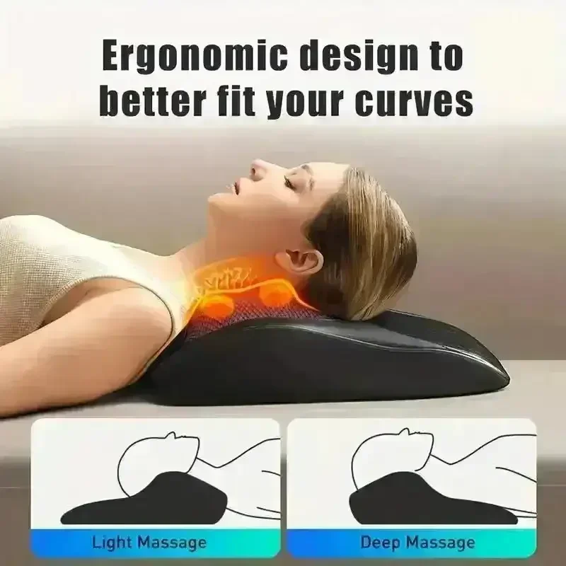 Heated 3D Kneading Massage Pillow - Image 5