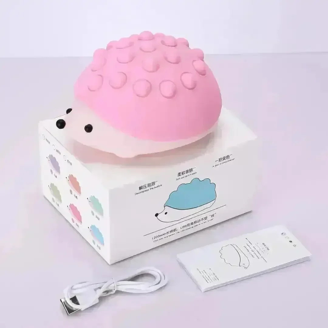 Hedgehog Pop It Silicone Night Light - Image 9