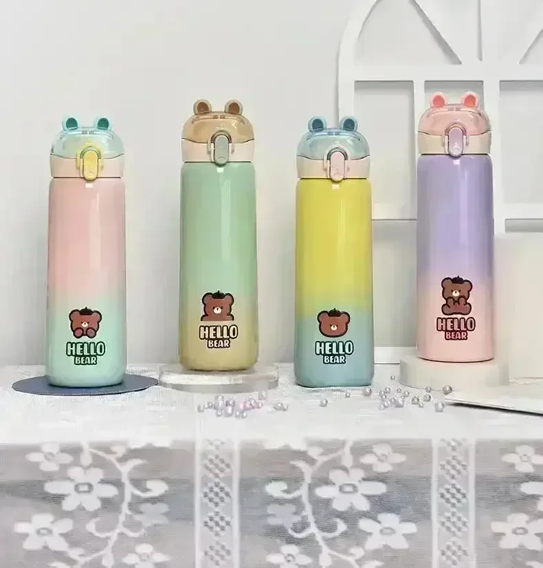 Hello Bear Kids Insulated Bottle (440 ml) - Image 10
