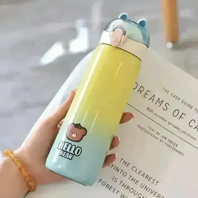 Hello Bear Kids Insulated Bottle (440 ml) - Image 3