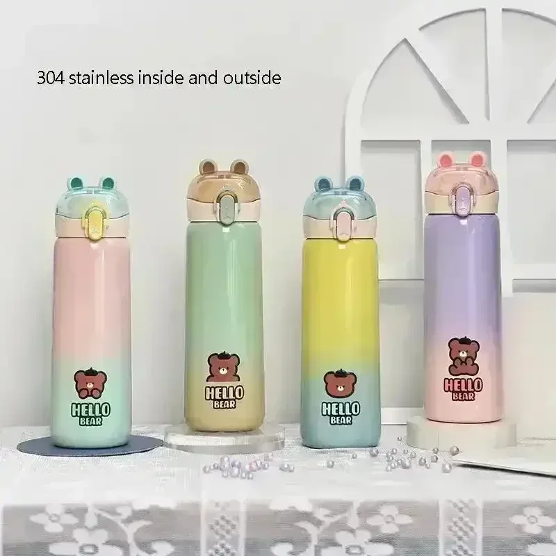 Hello Bear Kids Insulated Bottle (440 ml) - Image 9
