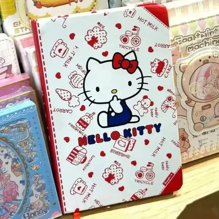 Hello Doodle Kitty A5 Hardcover Notebook - Image 3