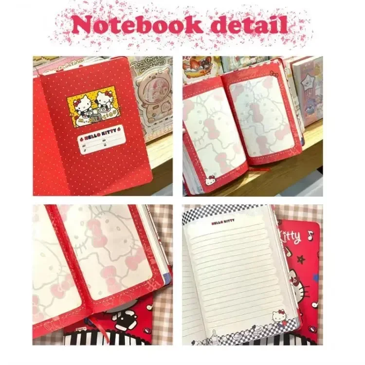 Hello Doodle Kitty A5 Hardcover Notebook - Image 4