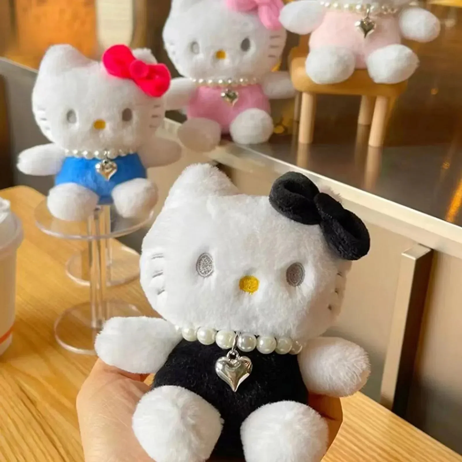 Hello Kitty Color Cuddles Plush Keychain - Image 2