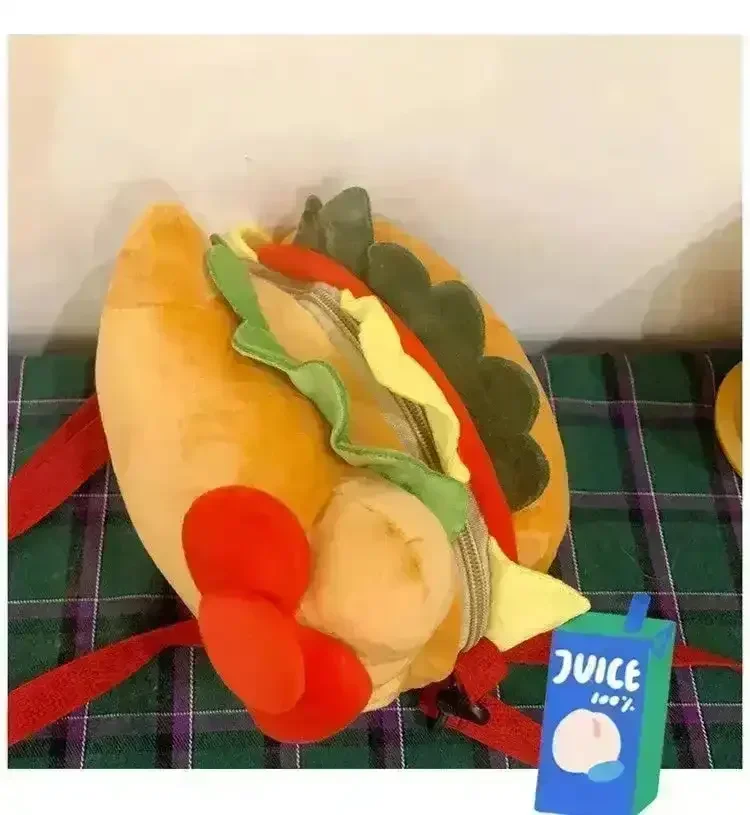 Hello Kitty Hamburger Plush Bag - Image 5