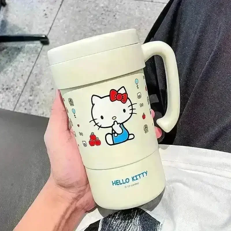 Hello Kitty Insulated Thermos With Straw (580 ml) - Image 4