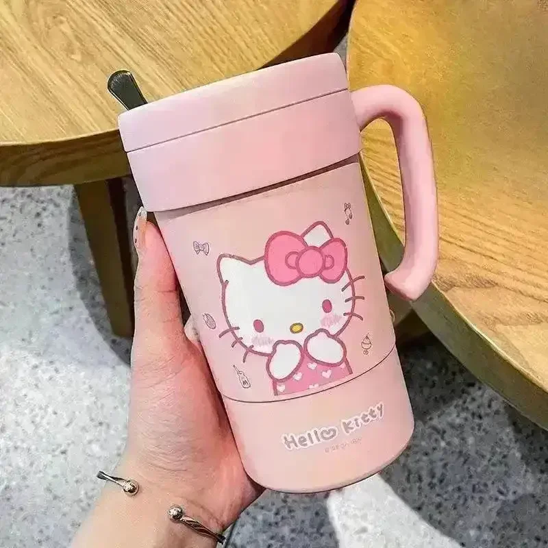 Hello Kitty Insulated Thermos With Straw (580 ml) - Image 5