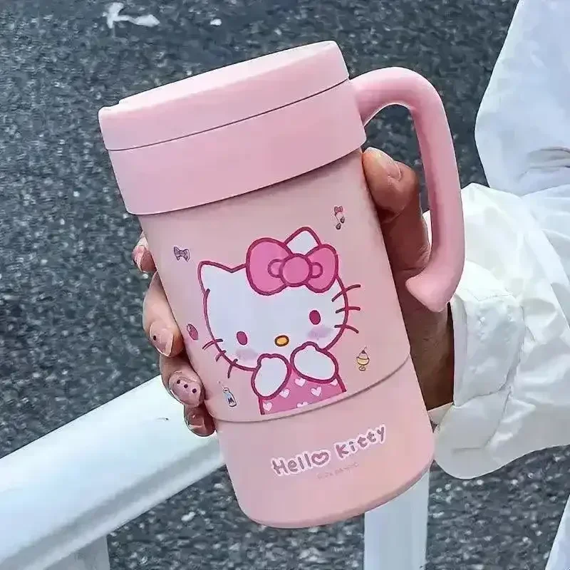 Hello Kitty Insulated Thermos With Straw (580 ml) - Image 7