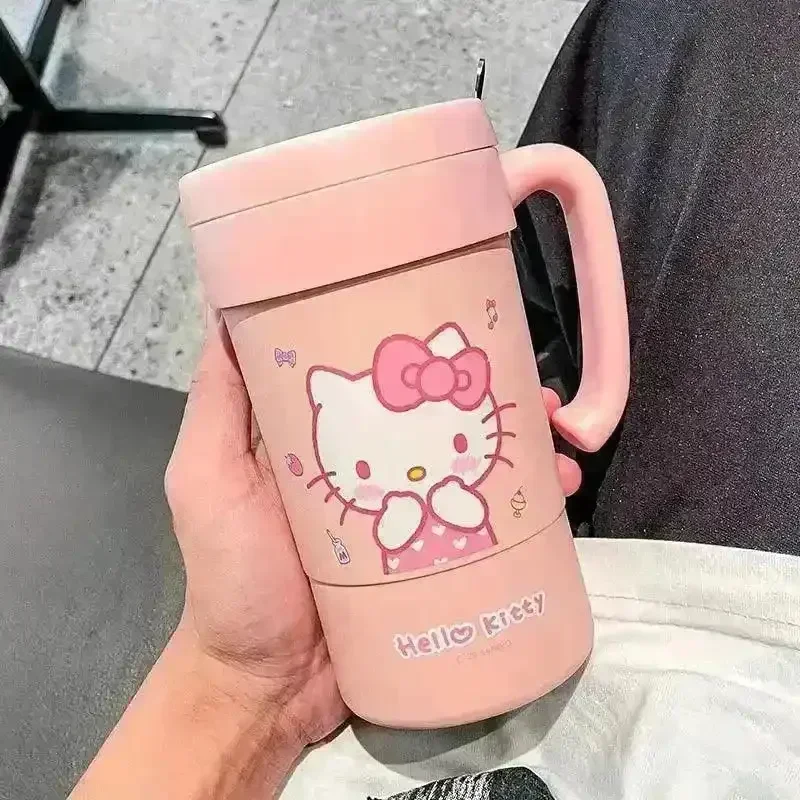 Hello Kitty Insulated Thermos With Straw (580 ml) - Image 9