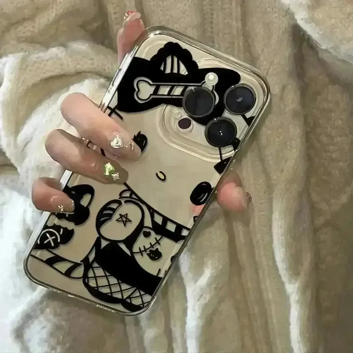 Hello Kitty Kuromi Gothic Phone Case (For iPhones) - Image 5