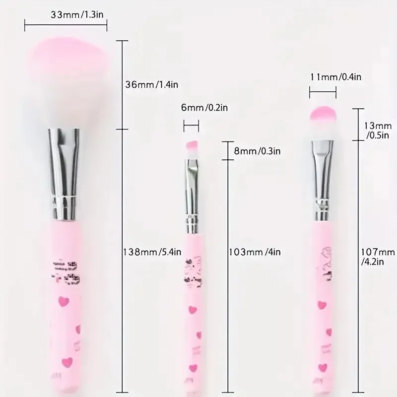 Hello Kitty Makeup Brush Set (Pack of 7) - Image 7