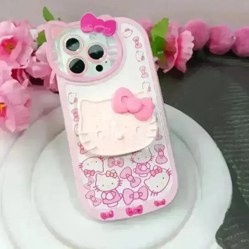 Hello Kitty Paw Print Tok Stand Phone Case (For iPhones) - Image 4