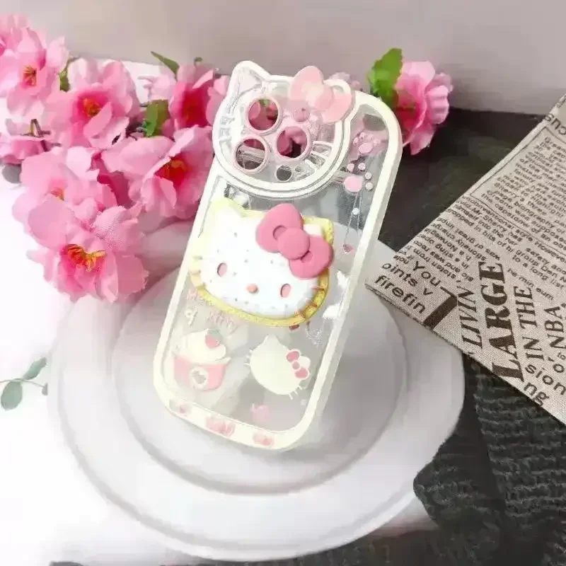 Hello Kitty Paw Print Tok Stand Phone Case (For iPhones) - Image 7
