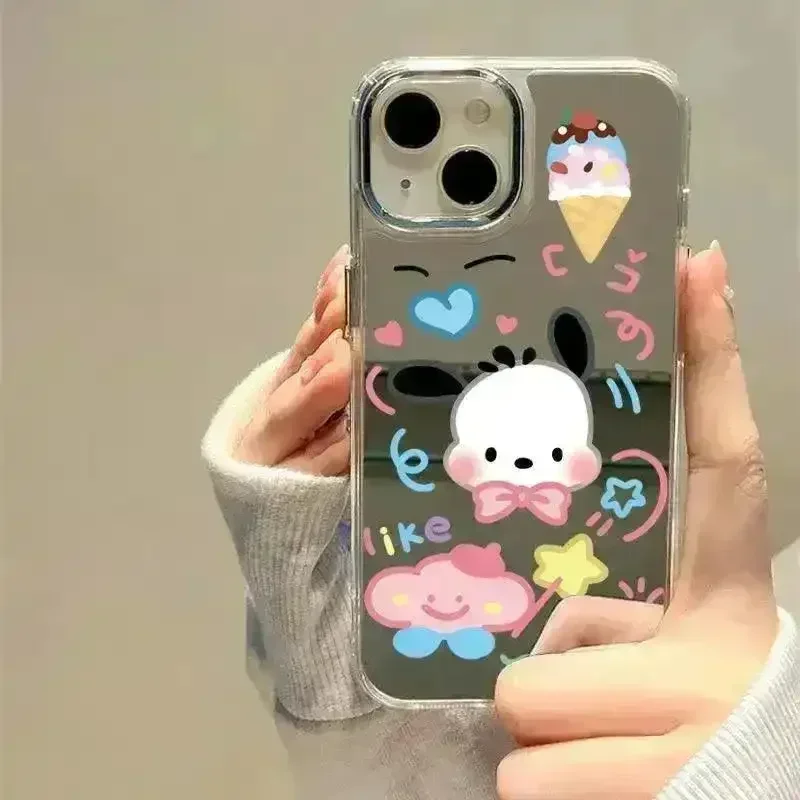 Hello Kitty Pochacco Mirror Case (For iPhones) - Image 2